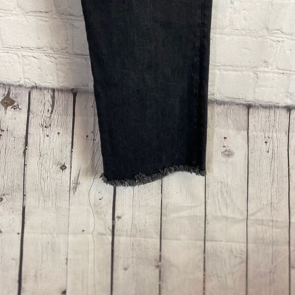 Veronica Beard Carly Kick Flare High Rise Jeans Dark  Gray size 31 - Picture 4 of 13